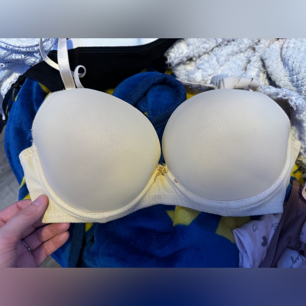 TALLA white/cream bra